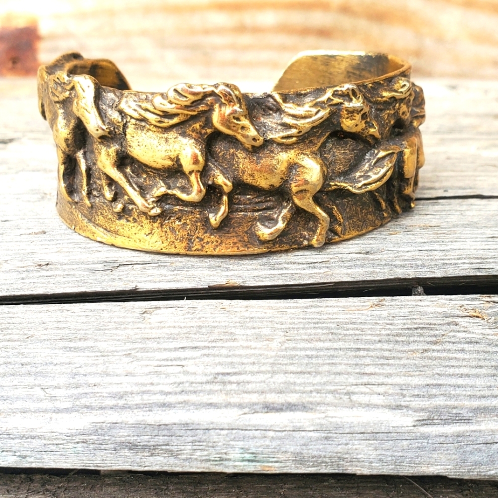 vintage horse bracelet